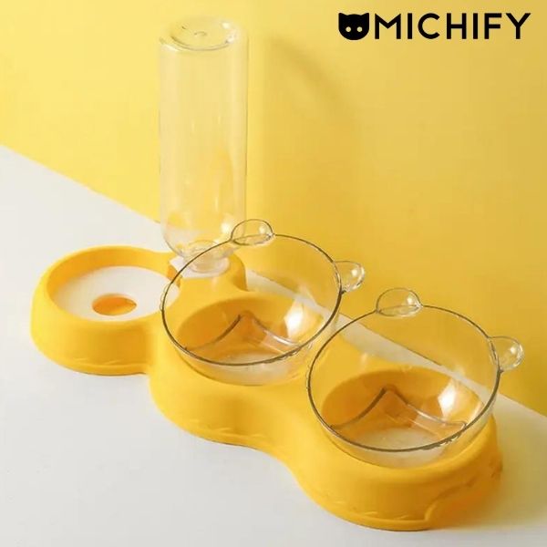 Bowl 3 en 1 - Doble taza + agua - Imagen 3